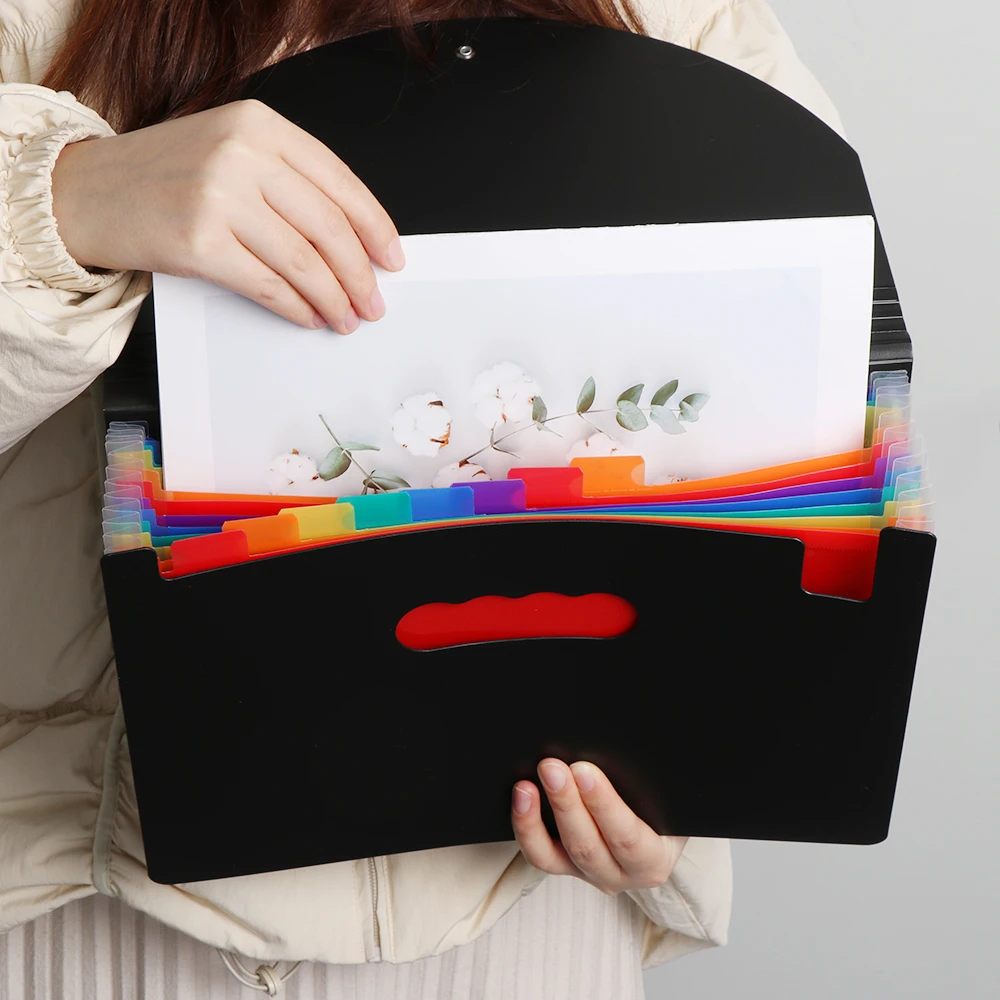 Раскладушка для документов формата А4 с откидной крышкой Складная расширяющаяся