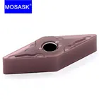 MOSASK 10 шт. VNMG 160404 08 ZP152 Твердые Индексируемые карбидные вставки для ЧПУ обработки нержавеющей стали цементированный вольфрамовый резак