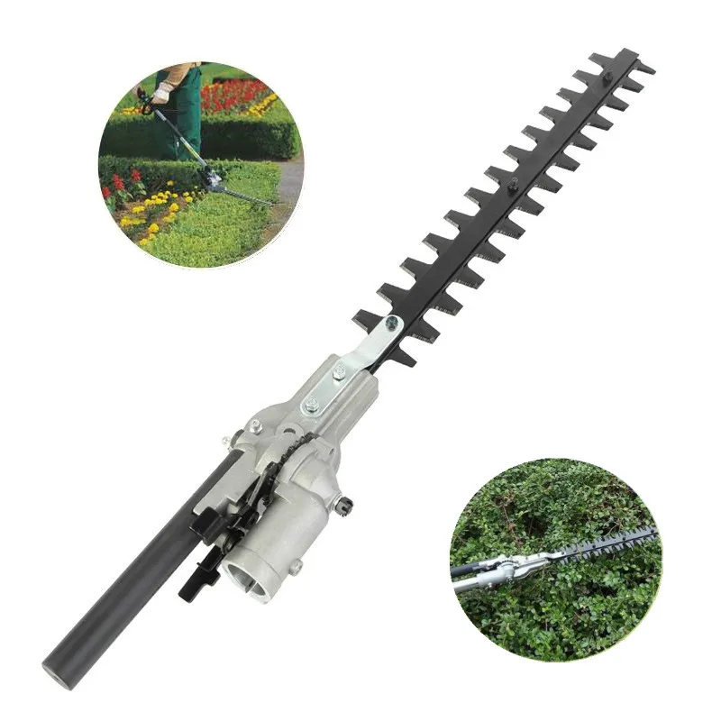 Professional Hedge Trimmer head 26mm/28mm 7/9 Spline High Pole Brush Grass Cutter Harvester Mower For Garden Tools Spare Parts