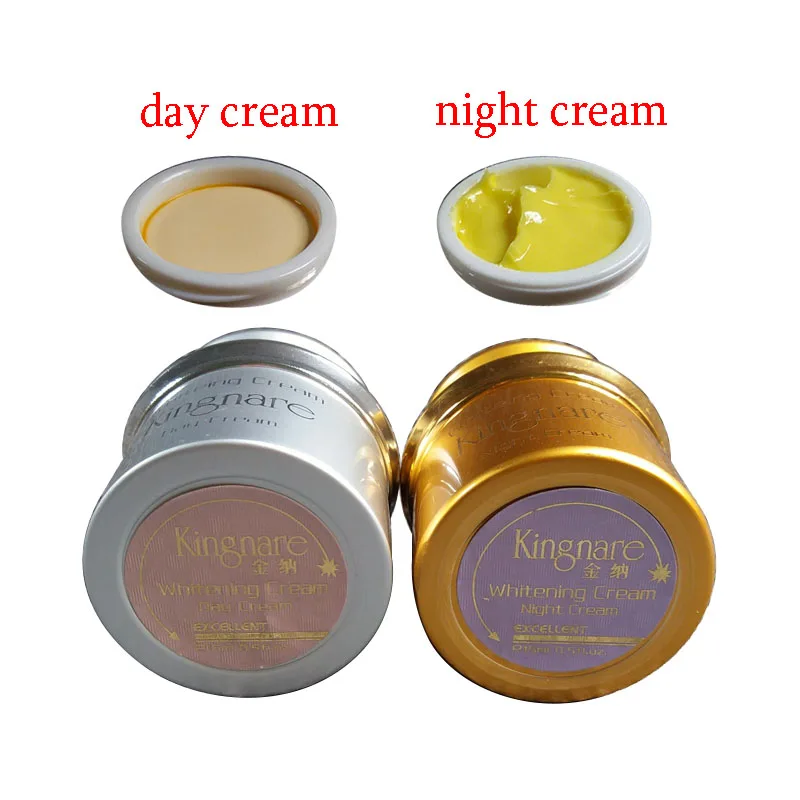 New Taiwan Kingnare whitening skin care day cream and night cream 2pcs per set