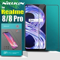 for oppo realme 8 pro tempered glass nillkin 9h full coverage clear safety protective screen protector on realme 8
