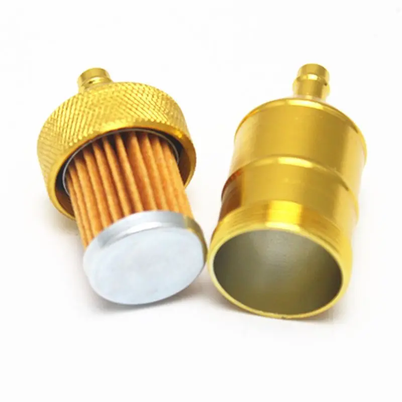

CNC Aluminium Alloy Universal 8mm Petrol Gas Fuel Filter Cleaner for Motorcycle