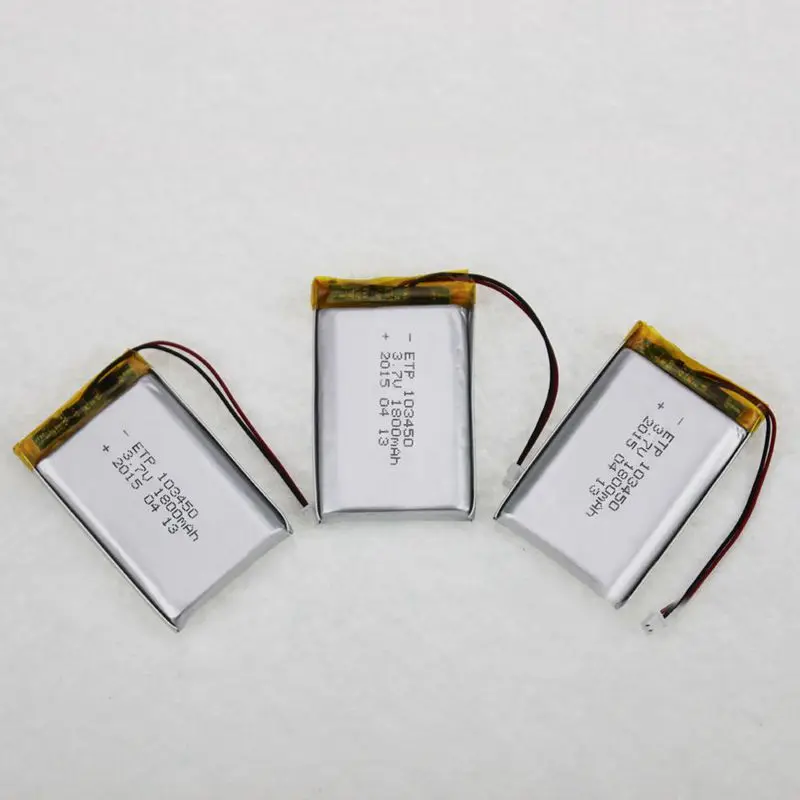 103450 3 7 V 1800MAH lipo полимерная литиевая аккумуляторная батарея для MP3 GPS навигатор DVD