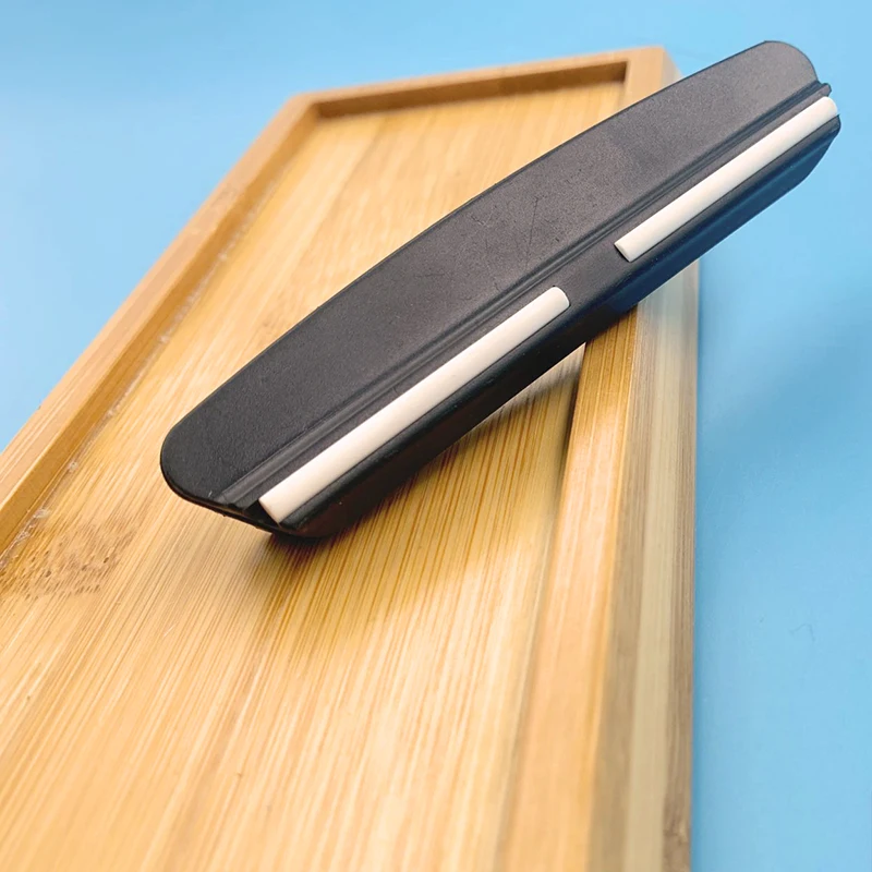 

Professional knife sharpening stone Grit 240 whetstone bamboo base angle guide 3 pieces set grinding