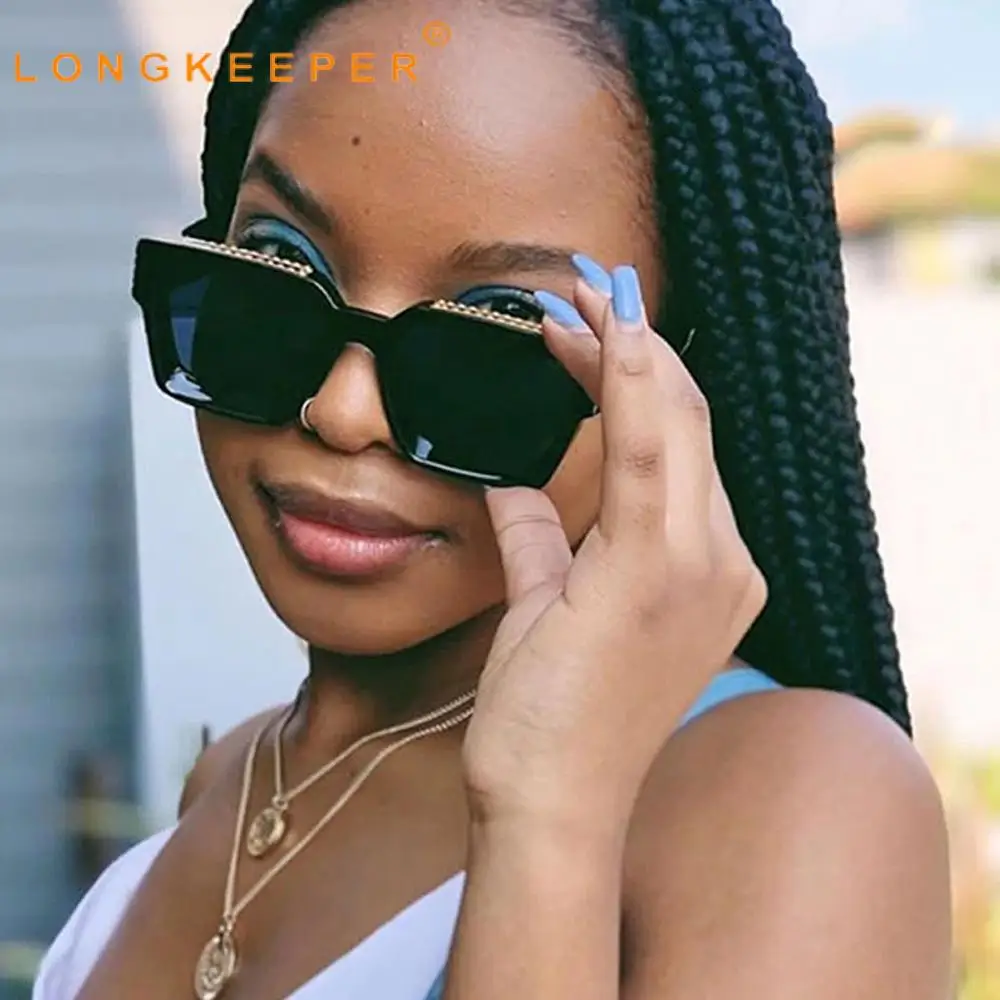 

Солнцезащитные очки женские, мужские, квадратные, винтажные, в стиле панк