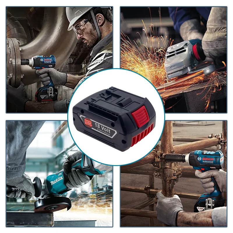 Новинка 18 в 1080 Ач для Bosch GBH GDR GSR DDS180 BAT614G сменный перезаряжаемый Электроинструмент