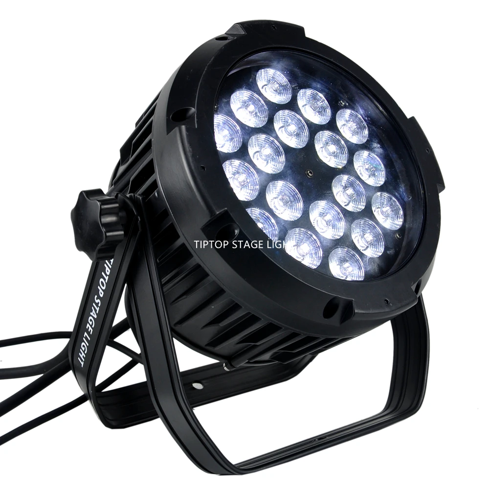 Wholesales Price 12 Pack RGBWAP Par Up Lighting 18X18W Slim LED Light DJ DMX Color Mixing 6/10CH Can Background Stage Bar | Лампы и