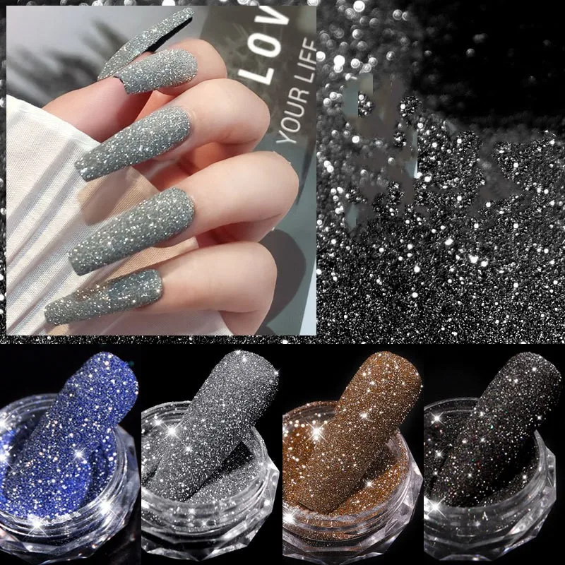 

1 шт., блестящая голографическая пудра для ногтей