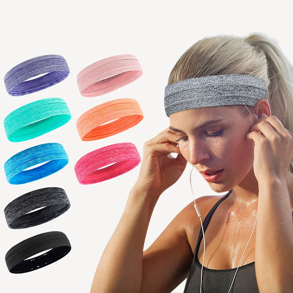 SKDK 1 шт. Sweatband эластичные Йога Бег Фитнес Пот Группа головная повязка лента для