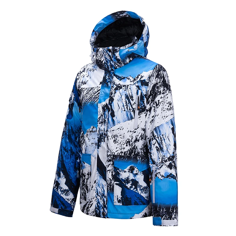 Новинка зимний спортивный мужской лыжный костюм для улицы комплект катания на