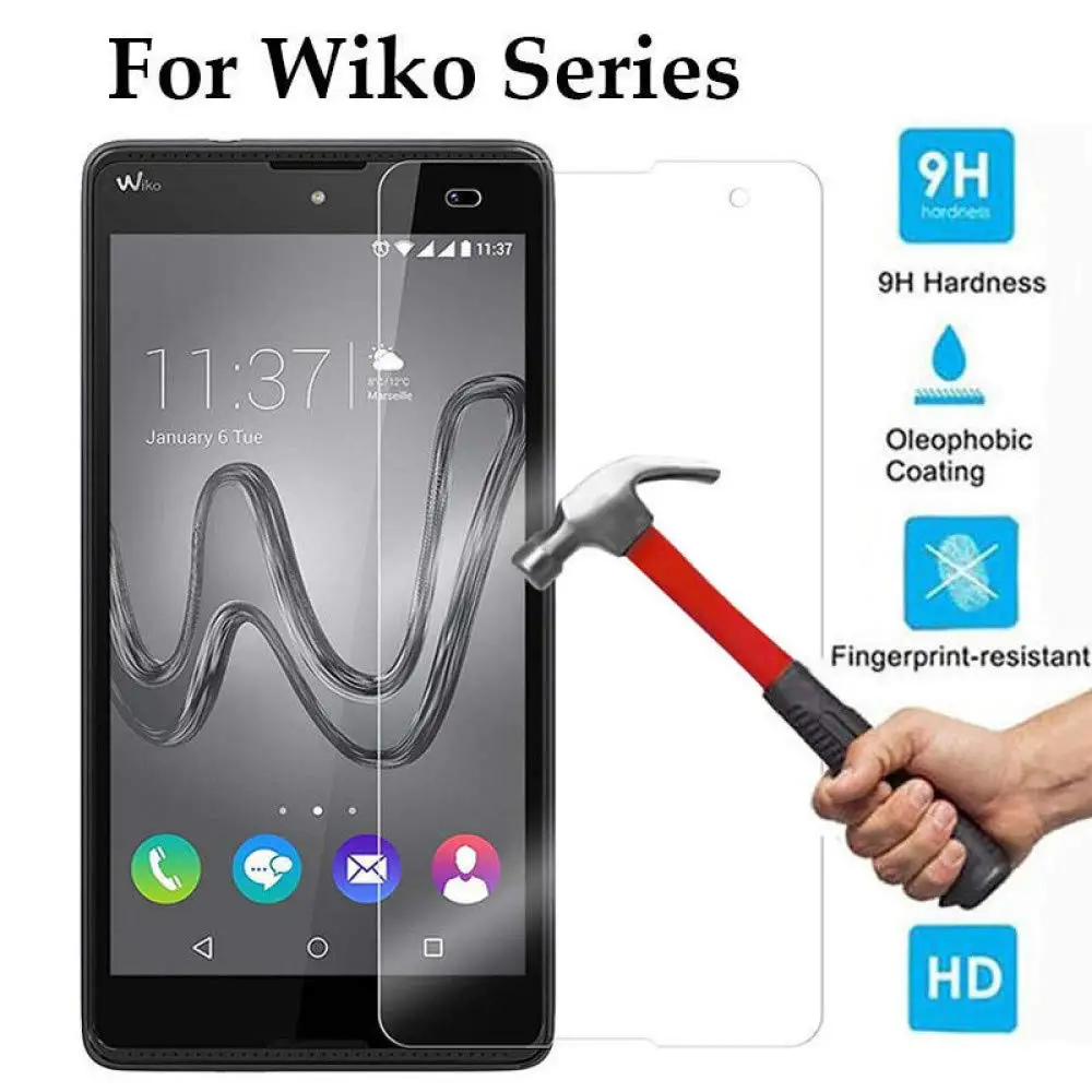 9H закаленное стекло для Wiko Sunny 2 3 Max plus Защита экрана Lenny 5 4 PLUS max 4plus Flim