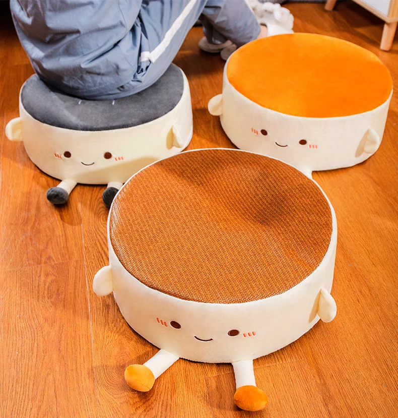 구매 여름 쿠션 다다미 엉덩이 지상 이불 여름 매트 방귀 매트 베이 창 침실 및 가정용 게으른 의자 통기성