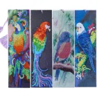 4 шт алмазные арт закладки Наборы DIY алмазная живопись Закладка для книги особой формы учебная вышитая крестиком с Наборы Искусство ремесло