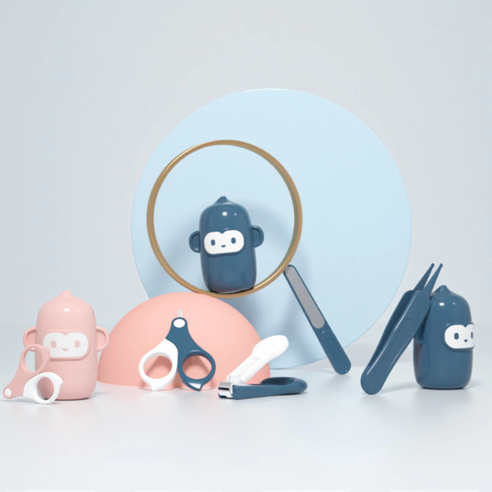 

Safety Trimmer Scissors Pedicure Kit Baby Nail Clipper Set Infant For Newborn Special Child Anti-Pinch Nail Clippers Nail Care