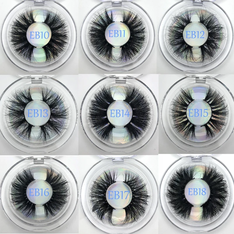 3D натуральный мех норки 25 мм длинные ресницы дополнительной длины 1 пара норковых