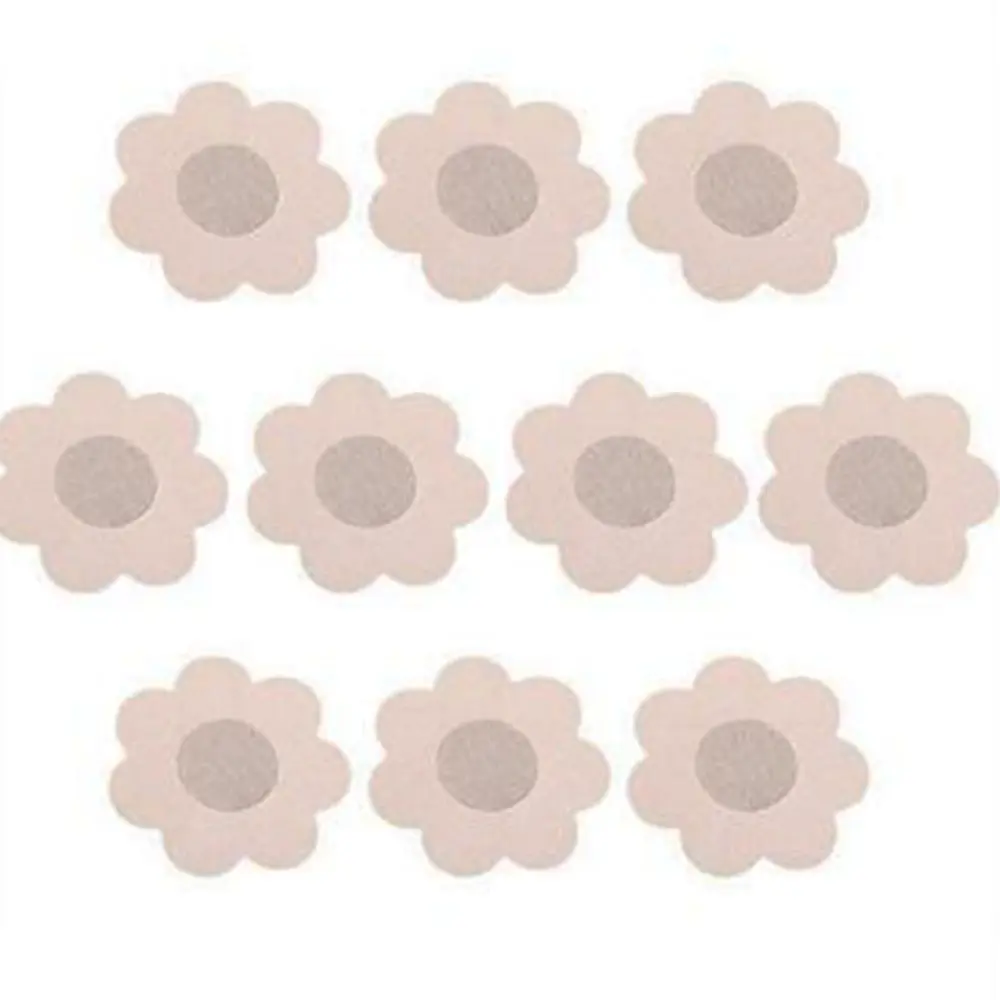 

5 Pairs New Flower Adhesive Nipple Covers Pads Body Breasts Stickers Disposable Milk Paste Anti Emptied The Chest Paste Bra