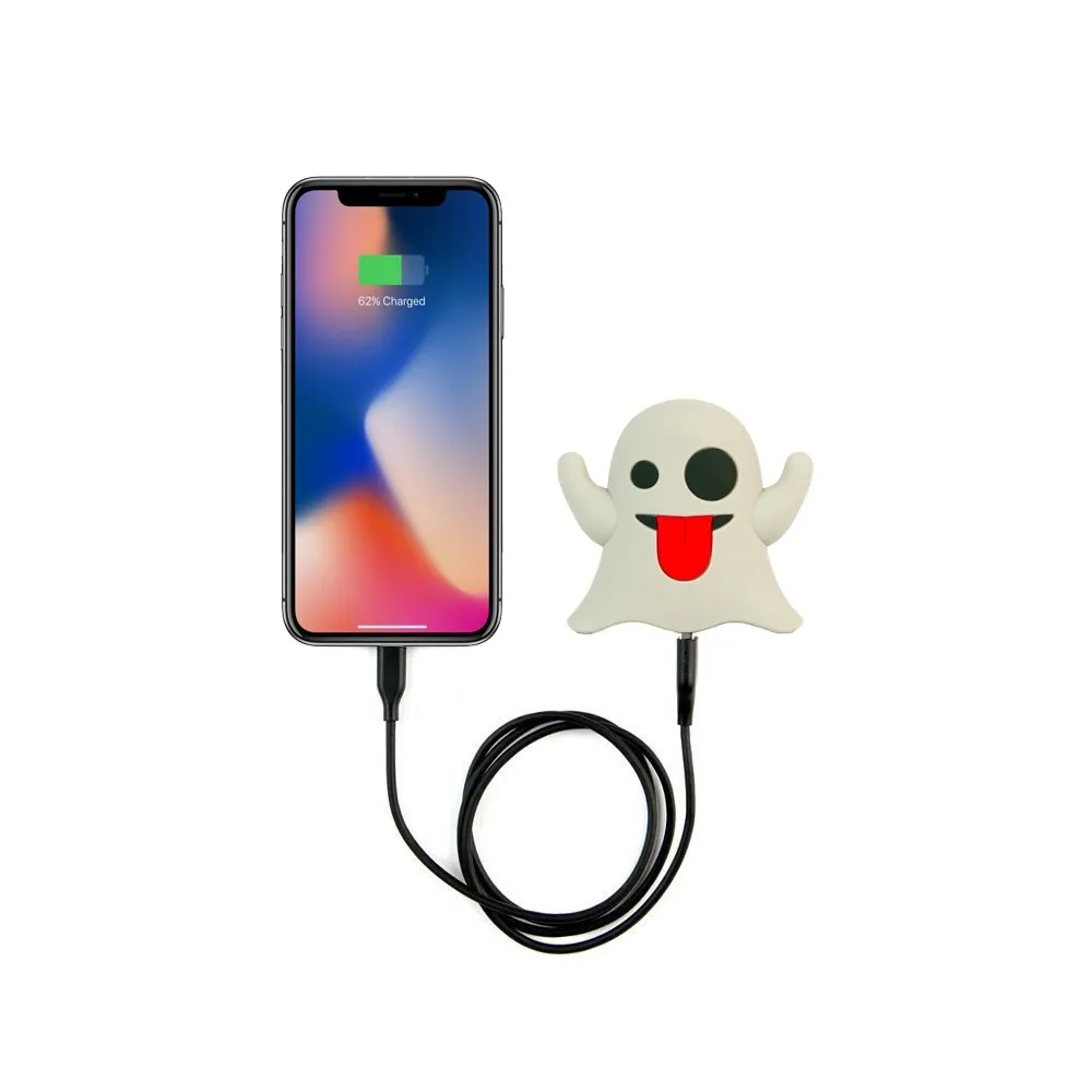 Mojipower внешняя батарея для мобильного телефона 2600 mAh powerbank забавный красочный