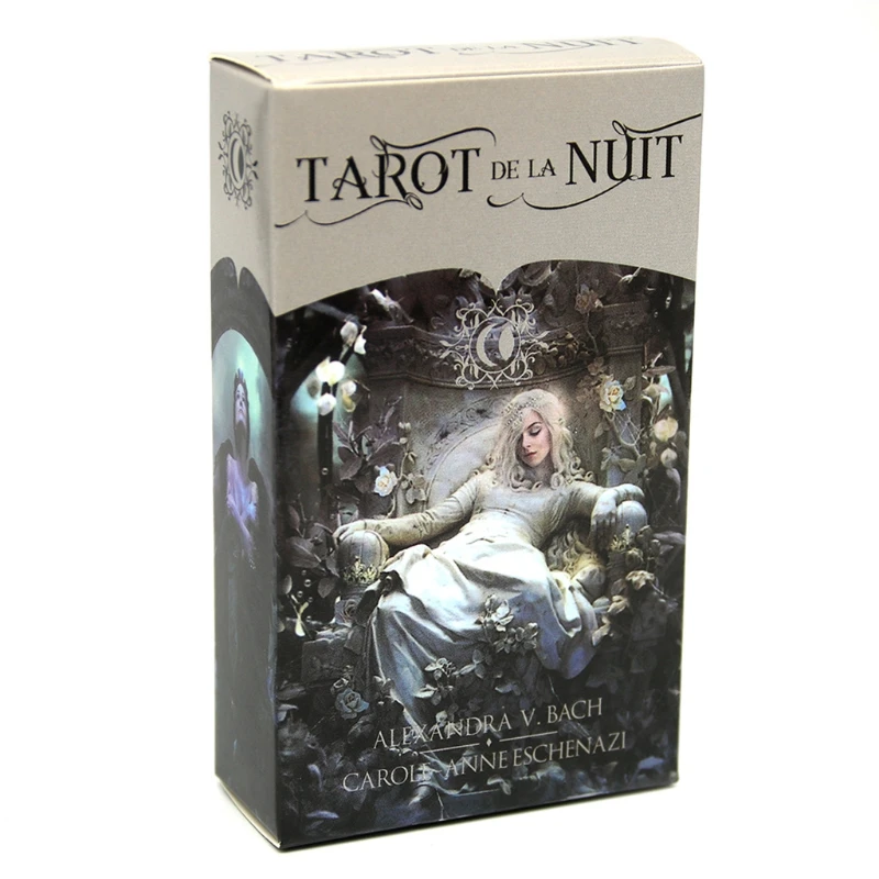 

H053 78 Cards Deck Tarot De La Nuit Full English Family Party Board Game Oracle Cards Astrology Divination Fate Cards