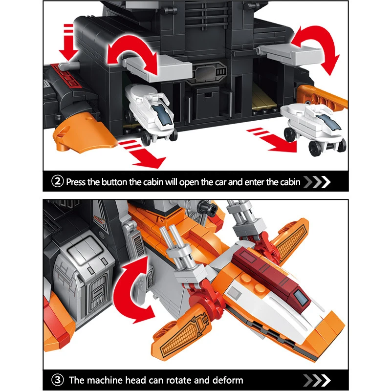 SEMBO блок космическая станция Сращивание игрушка модель может DIY маленькие