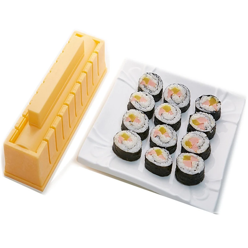 

Sushi Maker Equipment Kit Round Thicken Sushi Mold Sushi Cooking Tool Japanese Rice Ball Sushi Making Sushi Accessories