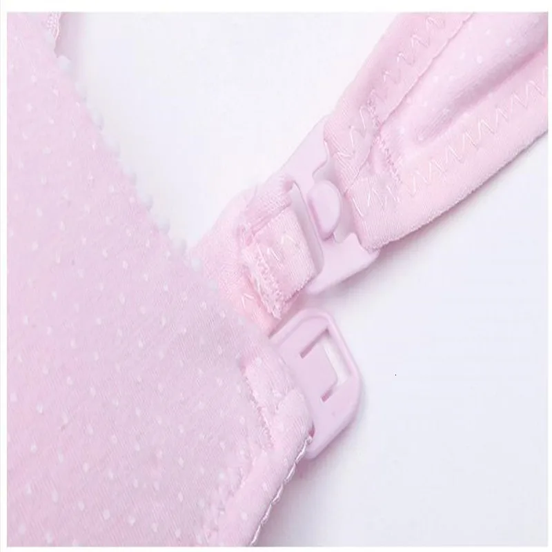 

New Breastfeeding Bra Maternity Clothes Cotton Breast Bra Front Open Buckle Bra Wide Shoulder Strap Nursing Bra Gravida Gestante