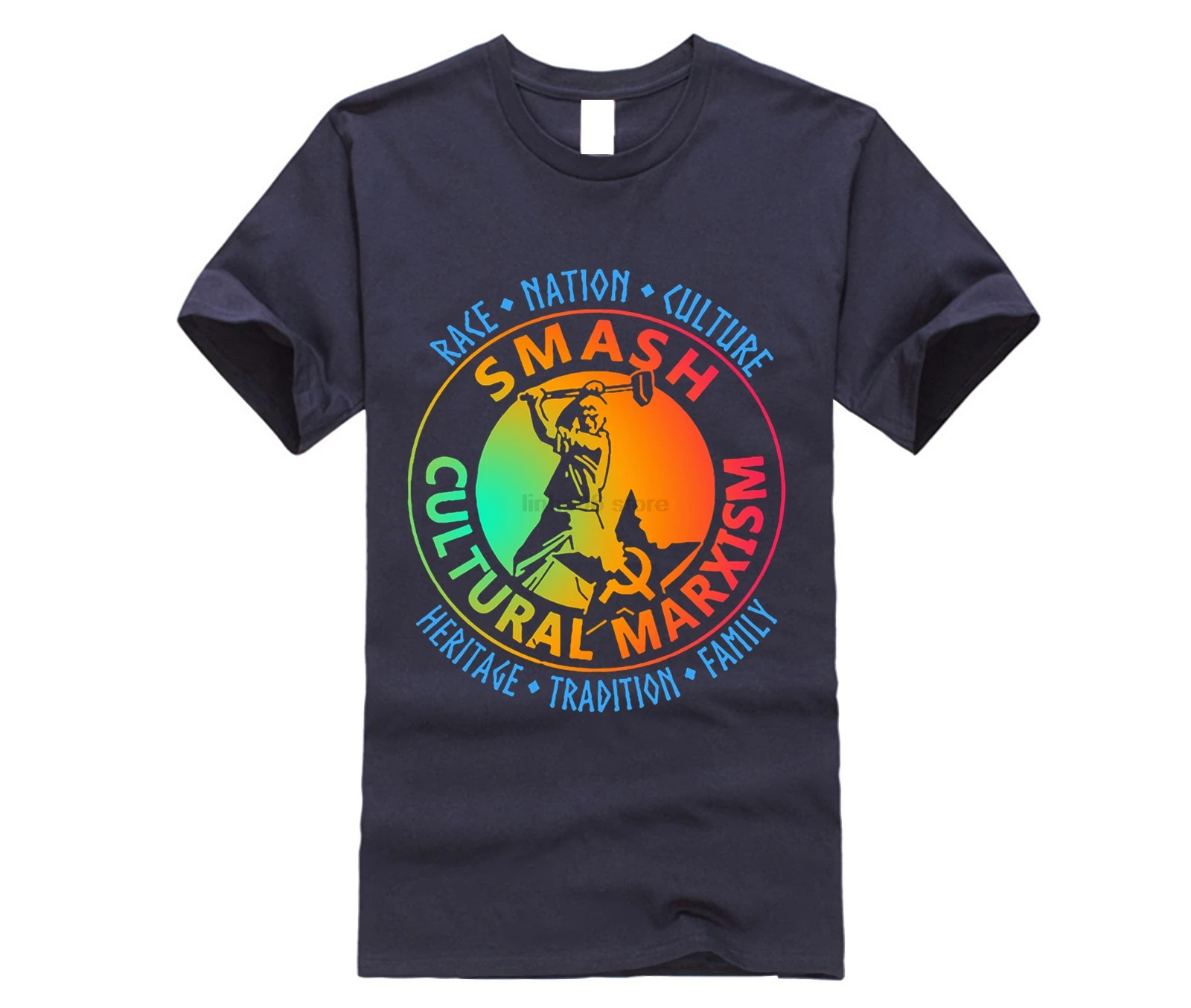 Модная футболка с символикой Smash Cultural Marxism Коммунистическая Мужская