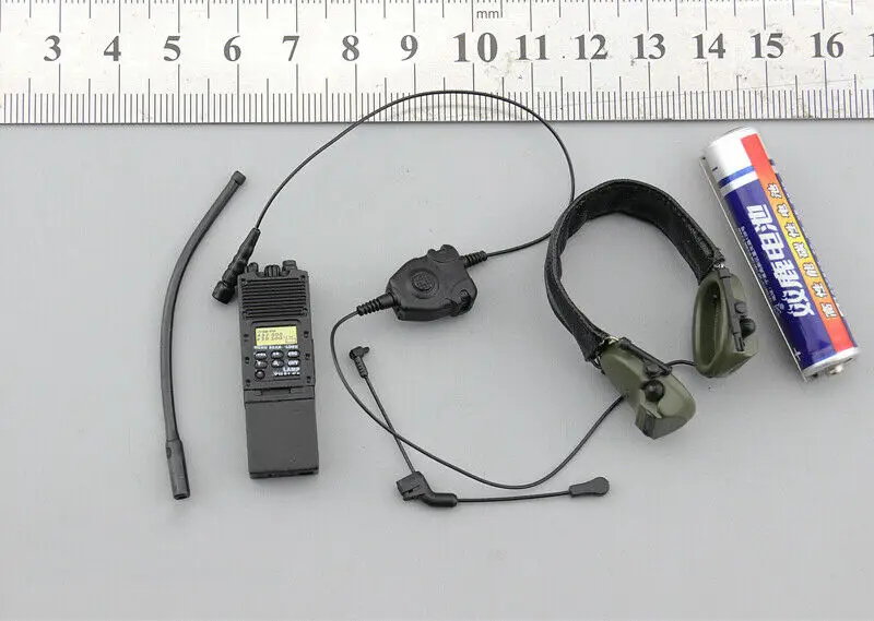 

M010 MINITIMES 1:6 SEAL Team Six Headset Radio Communicator Model for 12" Doll