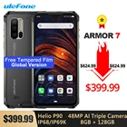 Смартфон Ulefone Armor 7 глобальная версия, 8 + 10,0 ГБ, Android 128, процессор Helio P90 8-ядерный, тройная камера 48 МП, аккумулятор 5500 мАч
