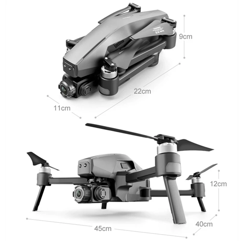 

GPS Dual Positioning 5G 4K Wifi FPV 2- Axis Gimbal Camera Brushless Motor 2KM Control Distance RC Drone VS SG906 pro B12 F8 S107
