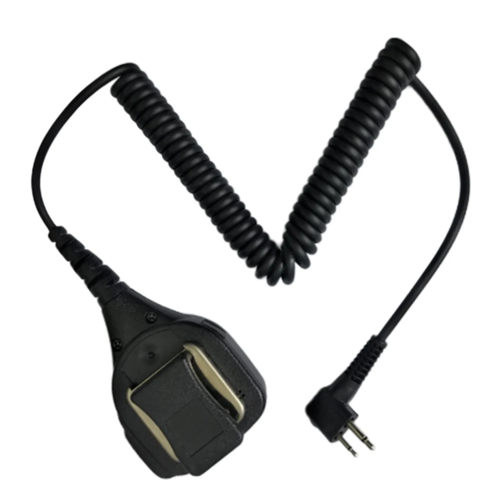 Кабель ручной динамик микрофон Портативный двусторонний плечевой Электрический