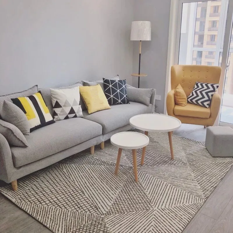 Скандинавские художественные ковры для гостиной дома марокканский ковер