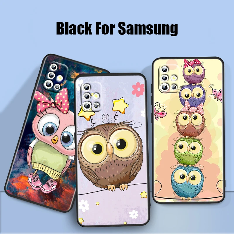 

Cute Owl Hearts Lover For Samsung A91 A72 A71 A53 A52 A51 A42 A41 A33 A32 A31 A22 A21 A13 A12 A11 A03 A02 A01 Phone Case