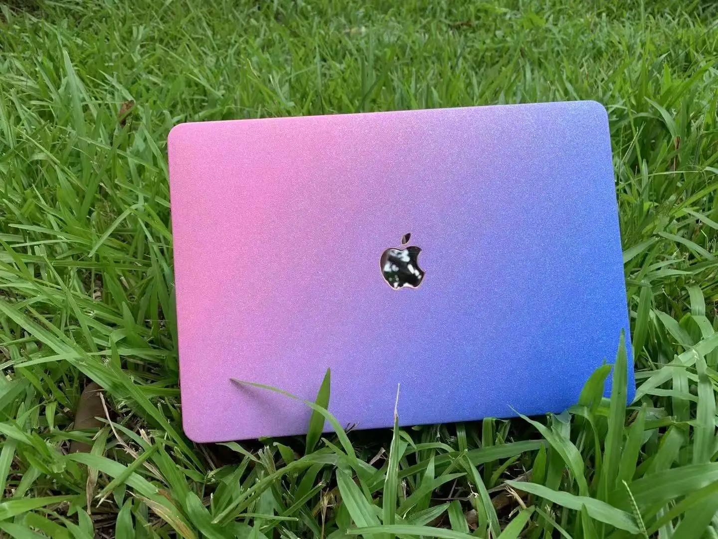 Чехлы Laotop 16 15 13 12 дюймов подходит для Apple Macbook M1 блестящий градиентный сенсорный