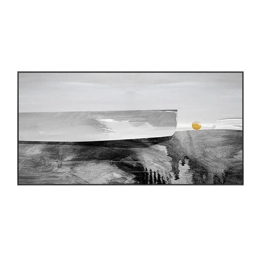 

Абстрактные черно-белые настенные постеры в скандинавском стиле для домашнего декора ручная работа масляная живопись художественные картины для гостиной спальни