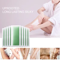 10 pcs wax strips for hair removal papers double sided hair removal paper remove hair roots women and men shaving beauty