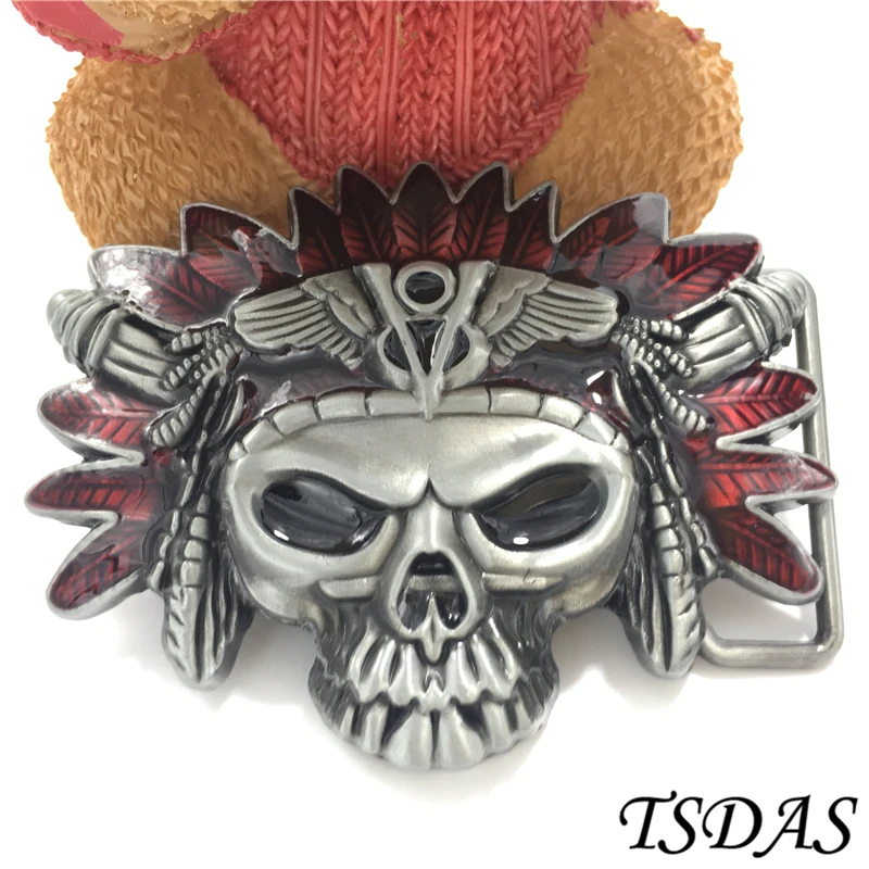 Западный индийский ремень пряжка подходит 4 см широкий пояс 9*6 7 серебряный