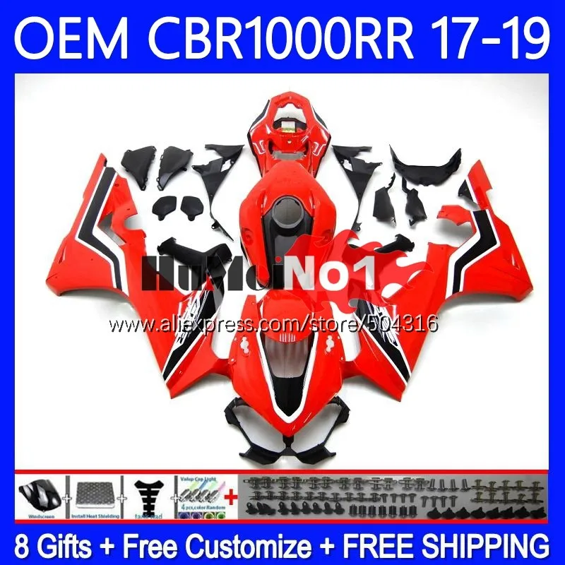 

Корпус инжектора для HONDA CBR1000 CBR 1000 RR CC CBR1000RR 17 18 19 8MC.41 CBR 1000CC 1000RR 2017 2018 2019 красного цвета с фабрики обтекателей