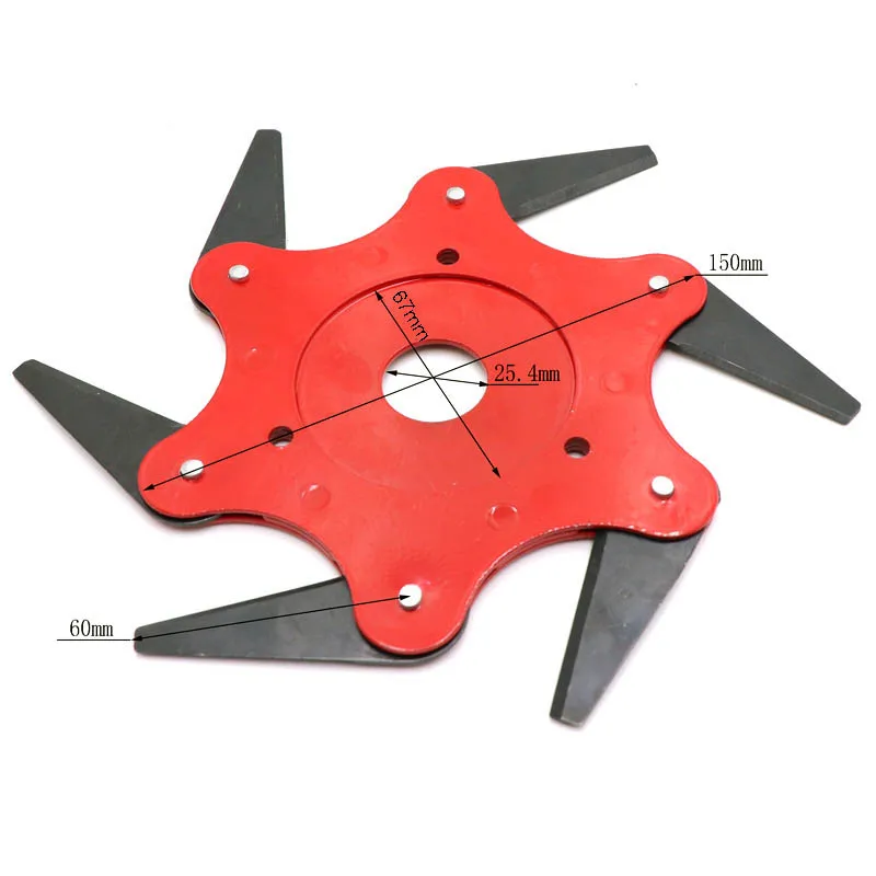 

Weeder lawn six-leaf blade weeding head mower cutter trimmer