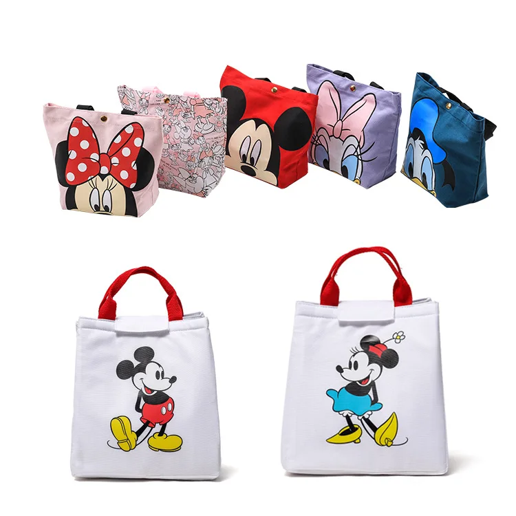 Disney Mickey lunch box insulated bag portable aluminum foil creative cartoon cute student | Игрушки и хобби