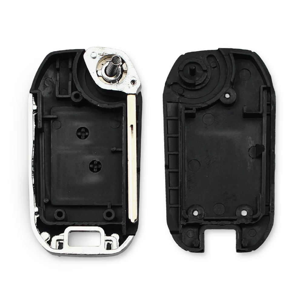 KEYYOU модифицированный Раскладной Автомобильный Брелок чехол для Citroen C1 C2 C3 Peugeot 206