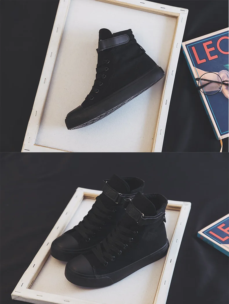 Новые кроссовки унисекс; zapatos de mujer; обувь с высоким берцем; Женская Осенняя мода года; Вулканизированная обувь; женская повседневная обувь на плоской подошве со шнуровкой