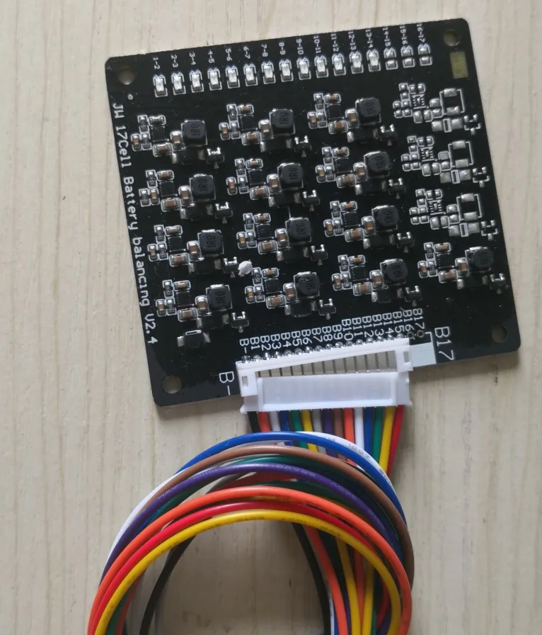 BMS 3S 4S 6S 7S 10S 12S 13S 16S 17S 1.2A баланс литий-ионная Lifepo4 литиевая батарея активный эквалайзер балансировочная плата передачи энергии
