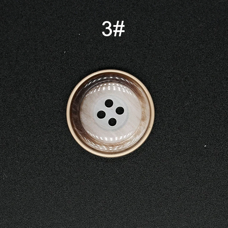 Декоративные золотые пуговицы для пальто с 4 отверстиями винтажные цветочной