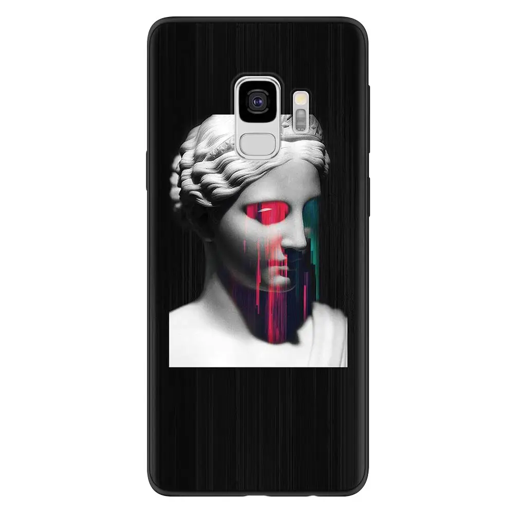 wnslvyan Мона Лиза Скульптура чехол s для samsung Galaxy A50 A30 A5 A7 A9 A8 A6 плюс A3 для samsung S9 S8 S10 S6 S7 Edge Plus чехол - Цвет: wnslvyan