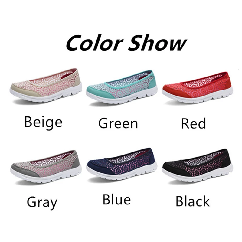 Women Loafers Summer Comfort Hollow Lightweight Boat Shoes Casual Female Slip On Flats Shoes Ladies Vulcanized Walking Shoes