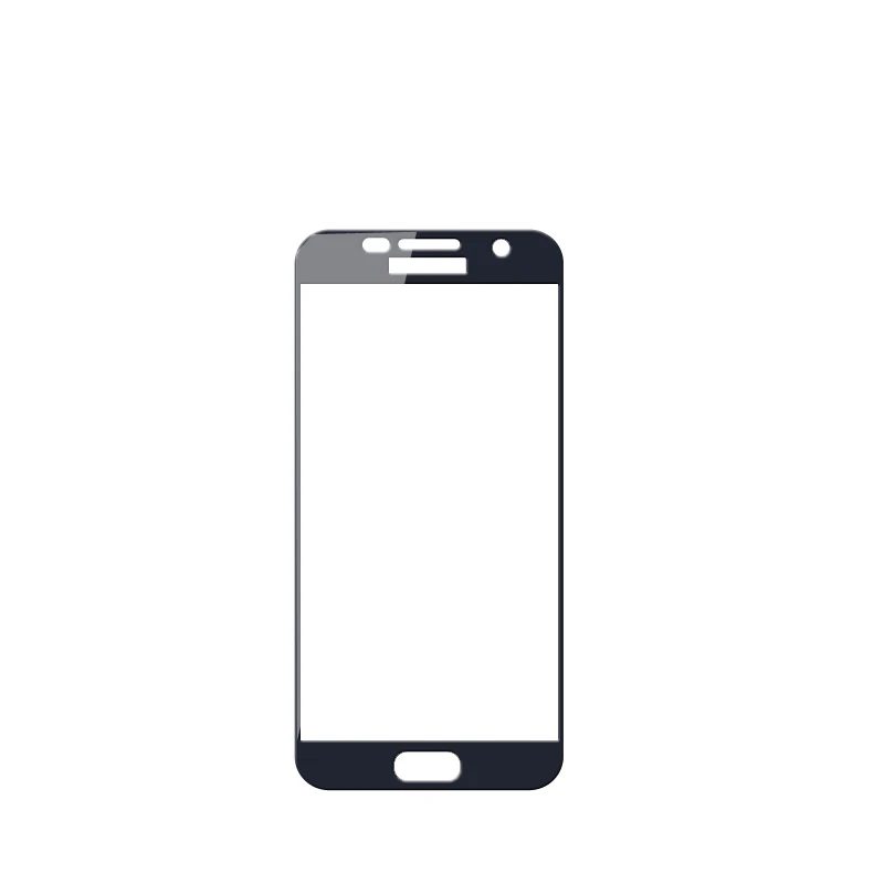 Черный 2 шт полное покрытие закаленное стекло для samsung Galaxy S7 защита экрана Защитное стекло для samsung S7 стекло - Цвет: Черный