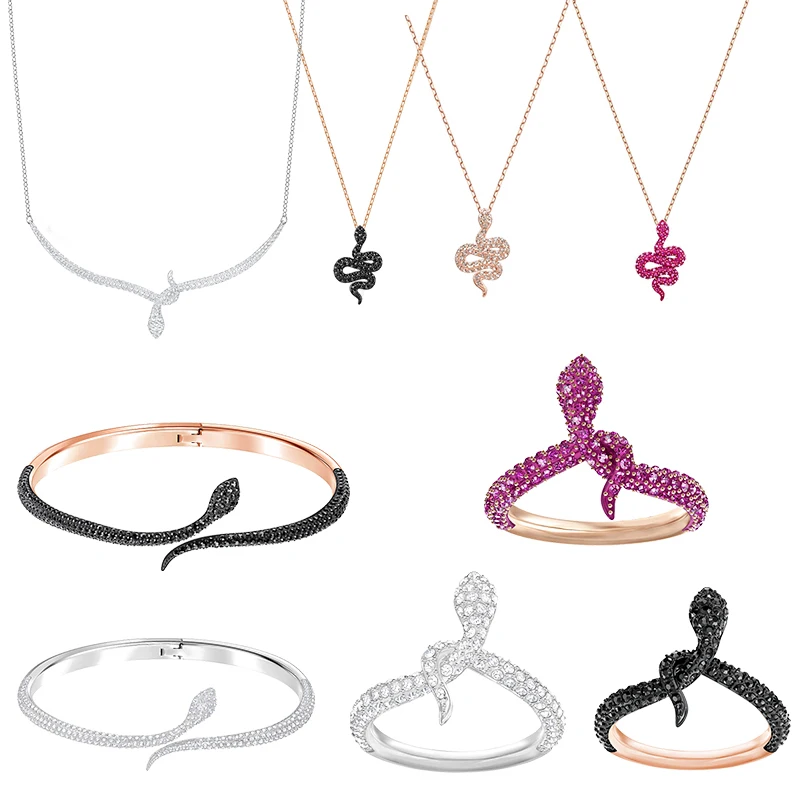 

TOPFashion Ladies Jewelry LESLIE Series Snake Jewelry Set Lady Earring Necklace and Bracelet Fashion Jewelry