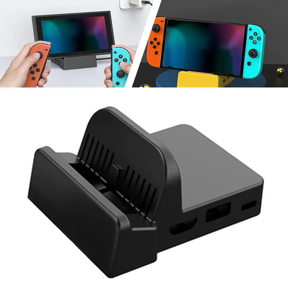 

DIY Modified Shell TV Base Portable Charging Dock Station Kit for Nintend Switch Replacement Dock With Screws Screwdriver Set