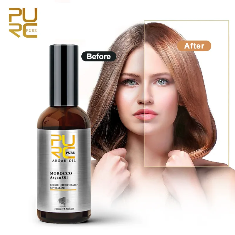 Средство для ухода за волосами PURC Марокканское аргановое масло 100 мл