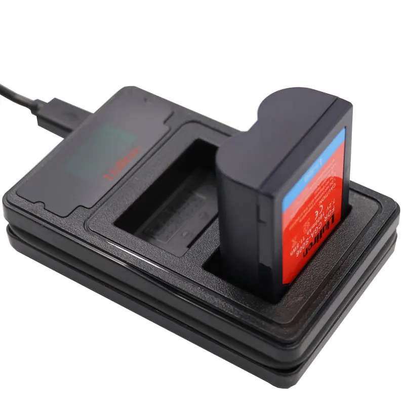 CGA-S006 S006 DMW-BMA7 S006A CGR-S006E Батарея + ЖК-дисплей двойной Зарядное устройство для